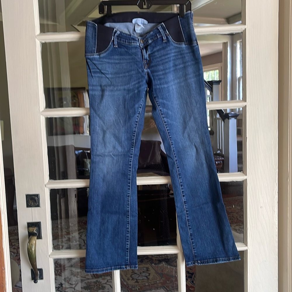 TWO PAIR MATERNITY JEANS SZ  10
